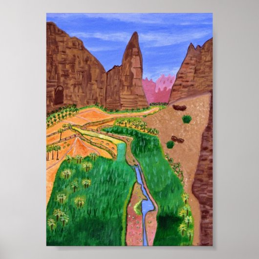 サウジアラビア，タブク ポスター (正面)