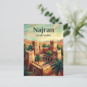 サウジアラビア ナジュラーン ポストカード (スタンド正面)