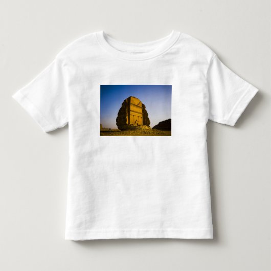 サウジアラビア、マダイン・サーレハ遺跡、古代の4 トドラーTシャツ (正面)