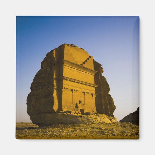 サウジアラビア、マダイン・サーレハ遺跡、古代の4 マグネット (正面)