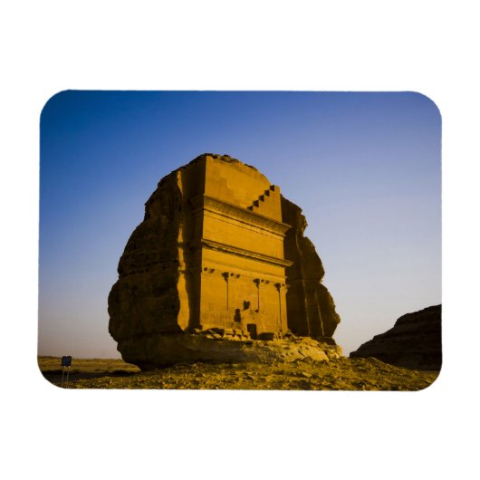 サウジアラビア、マダイン・サーレハ遺跡、古代の4 マグネット (横)