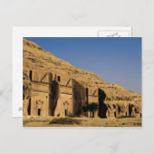 サウジアラビア、マダン・サレのサイト、古代2 ポストカード (正面/裏面)