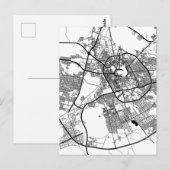 サウジアラビア マディーナ市地図 ポストカード (正面/裏面)