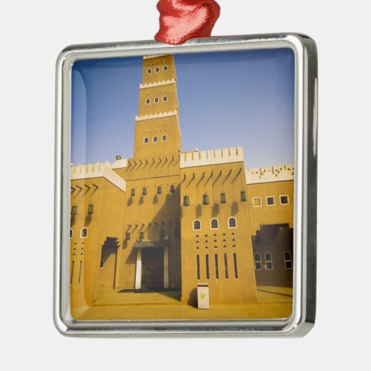 サウジアラビア、リヤド、アルディリヤのモスク メタルオーナメント (左)