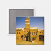 サウジアラビア, リヤド, アル・ディリヤモスク マグネット (正面/裏面)
