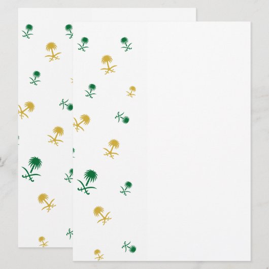 サウジデザインカード (正面/裏面)