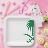 サウジデザインプレート ペーパープレート (パーティー)