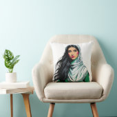 「サウジポップ・アートのクィーンはっきりした伝統芸術 クッション (椅子)