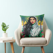 「サウジポップ・アートのクィーンはっきりした伝統芸術 クッション (椅子)