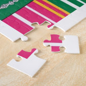 「サウジポップ・アートのクィーンはっきりした伝統芸術 ジグソーパズル (側面)