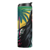 「サウジポップ・アートのクィーンはっきりした伝統芸術 タンブラー (回転左)