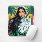 「サウジポップ・アートのクィーンはっきりした伝統芸術 マウスパッド (マウス)