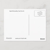 サウジマトリョスカハガキ ポストカード (裏面)