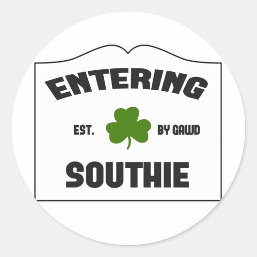 サウジーに入る ラウンドシール (正面)