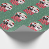 「サウジHABIBI」はおもしろいの包装紙の緑に卵を投げつけます ラッピングペーパー (角)