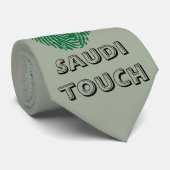 サウジtouchの指紋の旗 ネクタイ (ロール)