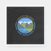 サウスアイランドニュージーランドナプキン スタンダードランチョンナプキン (正面)