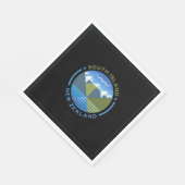 サウスアイランドニュージーランドナプキン スタンダードランチョンナプキン (角)