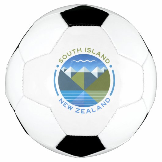 サウスアイランドニュージーランド サッカーボール (正面)