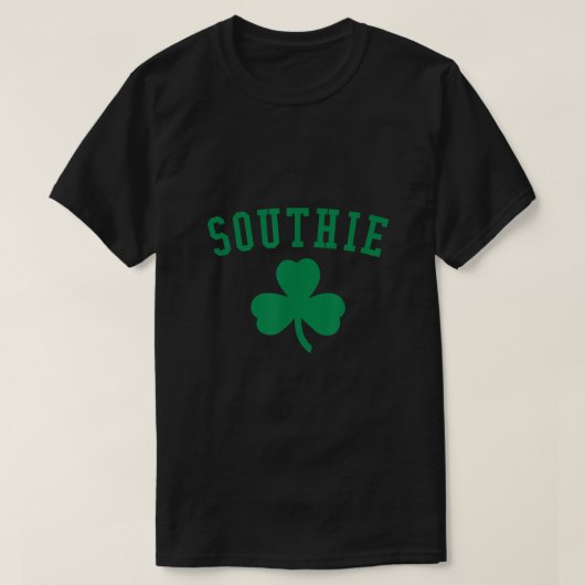 サウスアイリッシュSt patricks dayサウスボストン Tシャツ (デザイン正面)