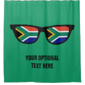 サウスアフリカンシェードカスタムシャワーカーテン シャワーカーテン (正面)