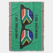 サウスアフリカンシェードカスタムズの毛布 スローブランケット (正面縦)