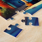 サウスアメリカオールドタウンヴィンテージ ジグソーパズル (側面)