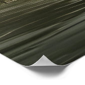 サウスイーストアジアオールドハウス湿地の風景 ポスター (角)