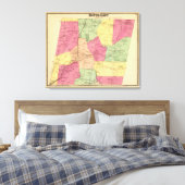 サウスイーストタウン キャンバスプリント (インサイチュ (寝室))