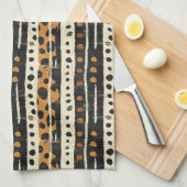 サウスウェスタンストライプ柄(3) キッチンタオル (四つ折り)