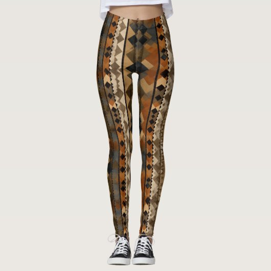 サウスウェスタンストライプ柄(6) レギンス (正面)