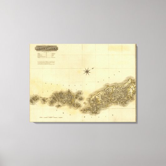 サウスウェスタン諸島 キャンバスプリント (正面)