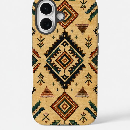 サウスウェスタン・インディアン幾何学模様のボヘミアン風スマホケース Case-Mate iPhoneケース