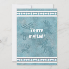 サウスウェストウィンターディアブルーフラットホリデー招待状 シーズンカード