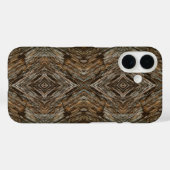 サウスウェストダイヤモンドパターンの風景写真の木の樹皮 Case-Mate iPhoneケース (裏面 (横))