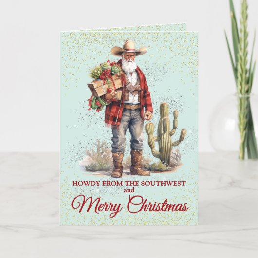 サウスウェストデザートクリスマスカード シーズンカード (正面)
