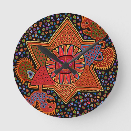 サウスウェストデルソル ラウンド壁時計 (正面)