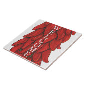 サウスウェストレッドチリペッパーリストラウェルカムミドル タイル (側面)