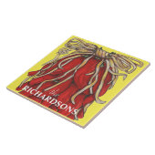 サウスウェストレッドチリ名前をカスタムするハウス#イエロー タイル (側面)