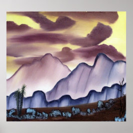 サウスウェスト砂漠絵画のポスター ポスター