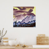 サウスウェスト砂漠絵画のポスター ポスター (キッチン)