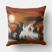 サウスウェスト・ファイア・アンド・アイス・抽象芸術・アート クッション (裏面)