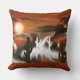 サウスウェスト・ファイア・アンド・アイス・抽象芸術・アート クッション