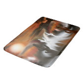 サウスウェスト・ファイア・アンド・アイス・抽象芸術・アート バスマット (アングル)