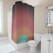サウスウエスタンサウスウエストデザートレインボーアートデザイン シャワーカーテン (インサイチュ)