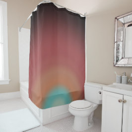 サウスウエスタンサウスウエストデザートレインボーアートデザイン シャワーカーテン