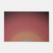 サウスウエスタンサウスウエストデザートレインボーアートデザイン ドアマット (正面)