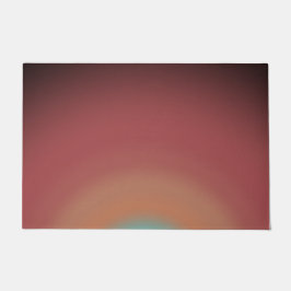 サウスウエスタンサウスウエストデザートレインボーアートデザイン ドアマット