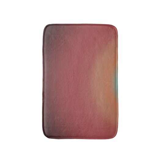 サウスウエスタンサウスウエストデザートレインボーアートデザイン バスマット (正面縦)