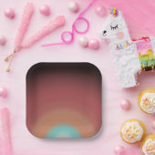 サウスウエスタンサウスウエストデザートレインボーアートデザイン ペーパープレート (パーティー)